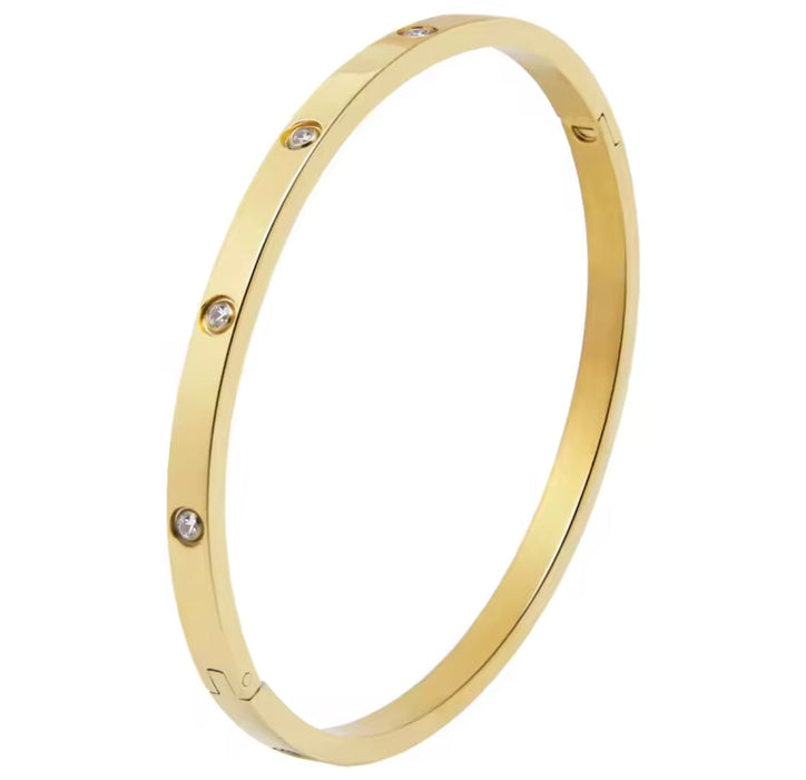 Gold Classic Bangle