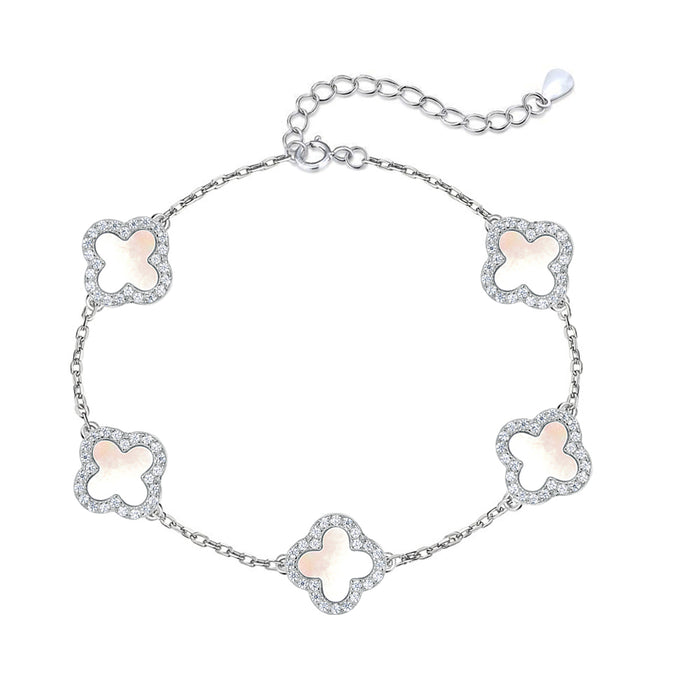 Pearl Clover Bracelet