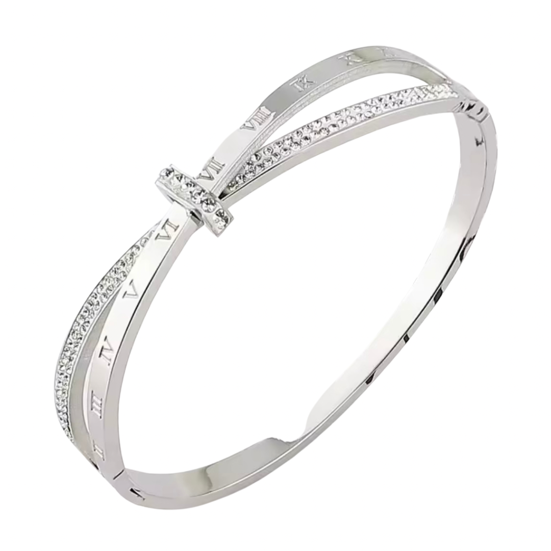 Silver Cross Bangle– cute bitz shop