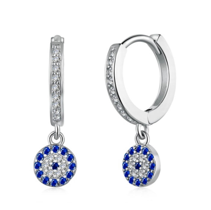 Evil Eye Hoop Earrings