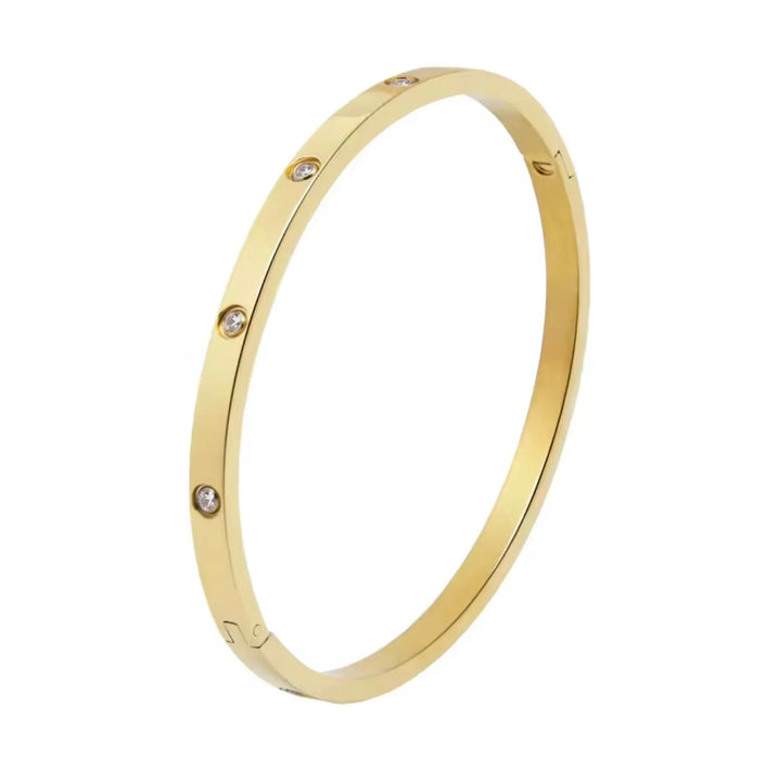 Gold Classic Bangle