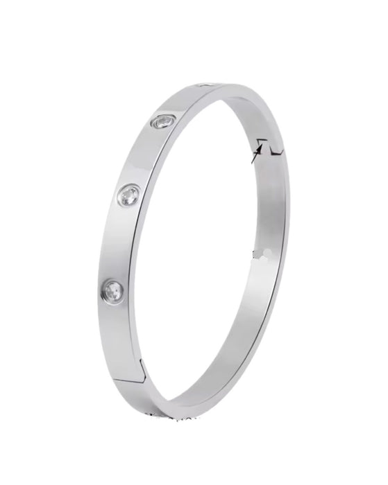 Silver 6mm Classic Bangle