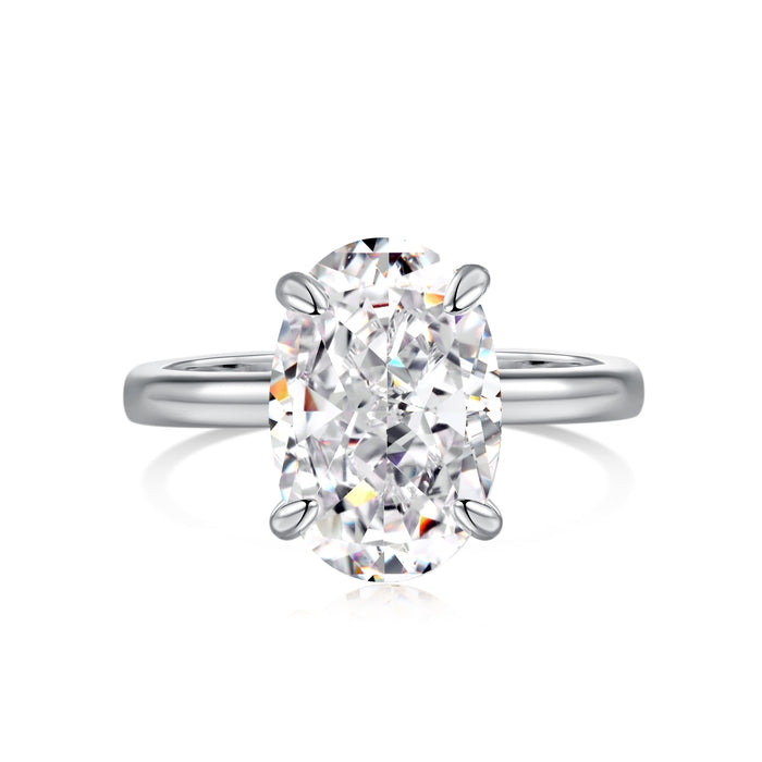 Sterling Silver Classic Oval Ring