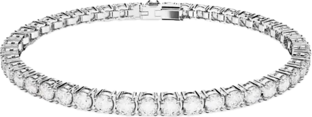 Silver tennis bracelet