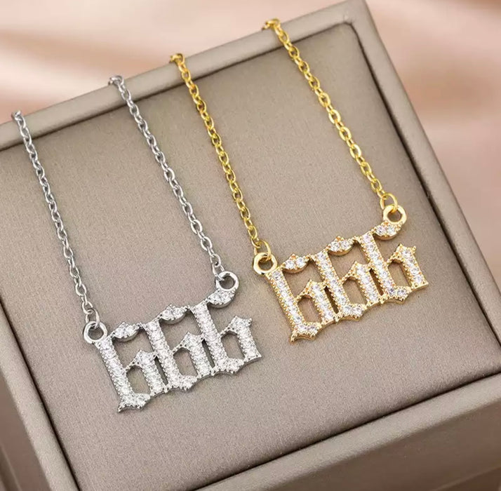 Angel Number Necklace