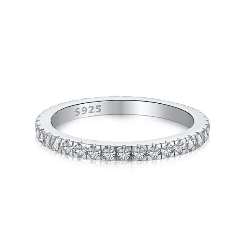 Sterling silver Eternity ring
