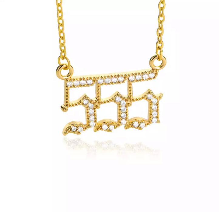Angel Number Necklace