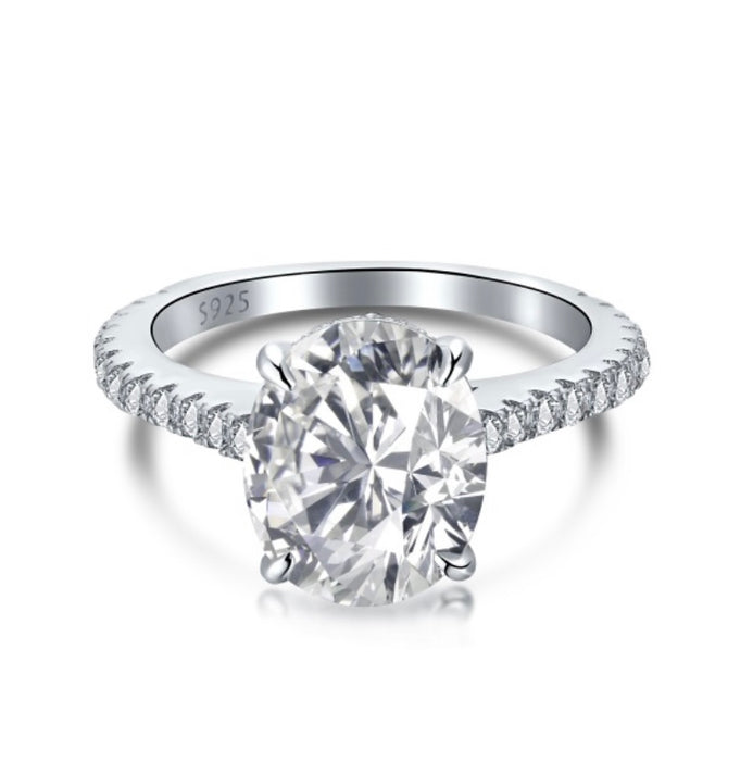 Sterling Silver Luxe Oval Ring
