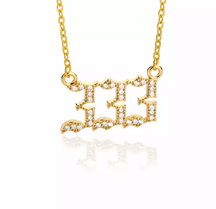 Angel Number Necklace