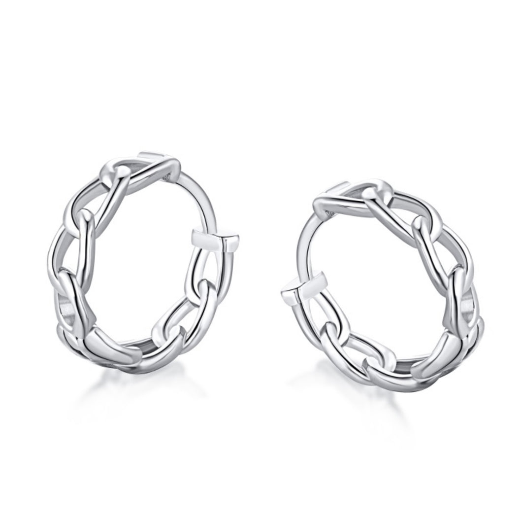 Sterling Silver Small Hoop Earrings